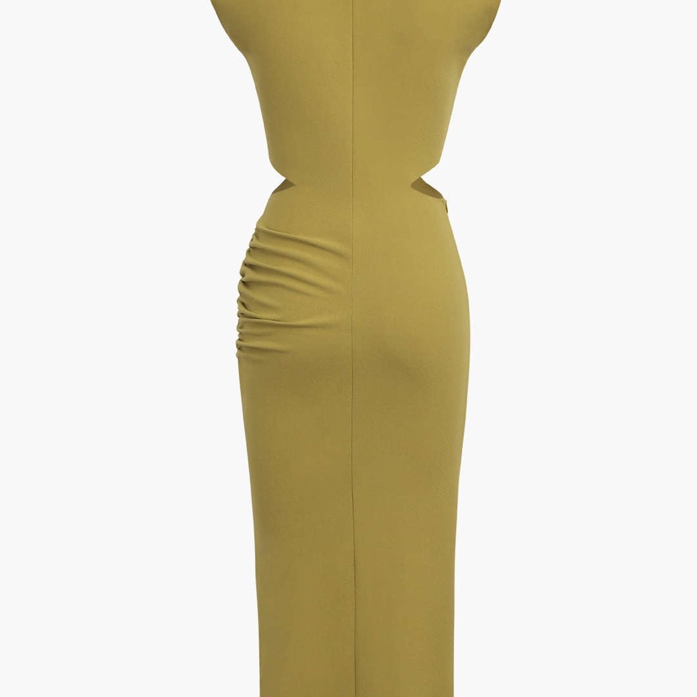 Cut Out Sleeveless Midi Dress - Picture 2 of 4
